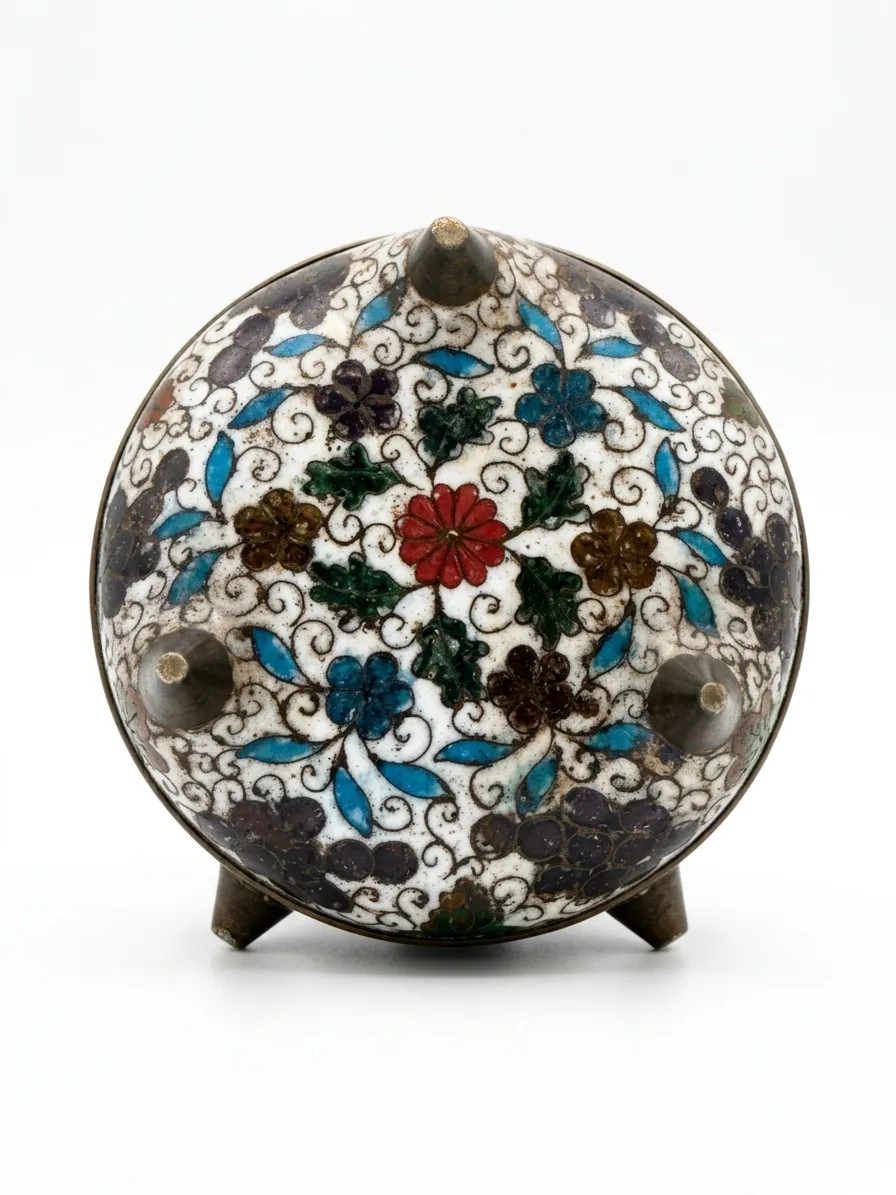 佐沼屋呉服店のお知らせ「骨董コラム：金属の上に咲く「ガラスの宝石」。七宝焼・景泰藍の透過光と植線技術に宿る工芸的エビデンス」