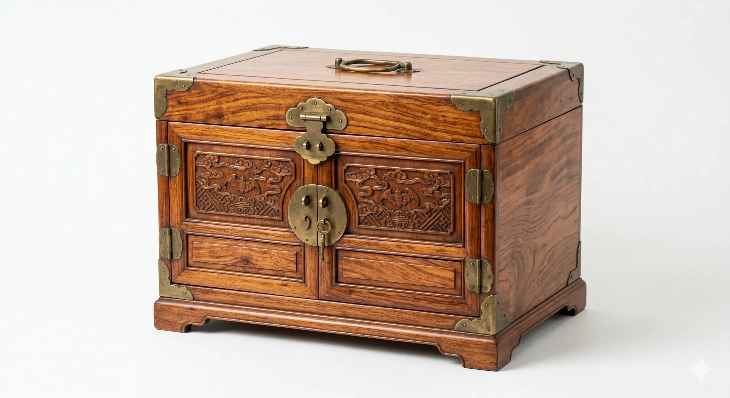 佐沼屋呉服店のお知らせ「骨董コラム：銘木の細胞が語る「原子の熟成」。黄花梨官皮箱の真価を物質鑑識で解明する」